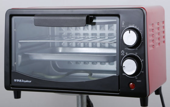 Countertop σχαρών ηλεκτρικός φούρνος 10 φρυγανιέρων μεταφοράς σε ένας με την πίτσα και Rotisserie 750W φρυγανιάς